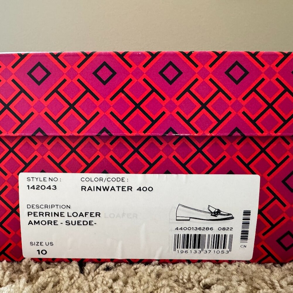 Tory Burch Perrine Suede Loafer. Size 10. NIB - Picture 4 of 6